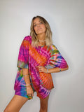 Tee Playsuit - Peony