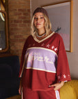 Surf League Jersey - Burgundy - Only Lovers Left