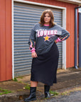 Moto Long Sleeve Tee - Charcoal - Only Lovers Left