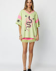 (WS) Serpent Tee ~ Lime - Only Lovers Left