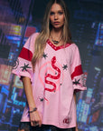 (WS) Serpent Tee ~ Pink - Only Lovers Left