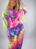 Crop Jumper - Size XL/2XL (New Rainbow)