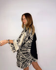 Mid Length Kimono ~ Stone Yin Yang - Only Lovers Left
