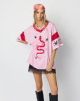 (WS) Serpent Tee ~ Pink - Only Lovers Left