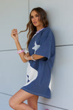 Yin Yang Tee Dress ~ Stone Lilac
