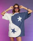 Yin Yang Tee Dress ~ Stone Lilac - Only Lovers Left