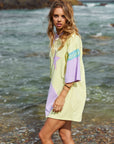 Yin Yang Tee Dress ~ Lemon Orchid - Only Lovers Left