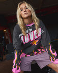 Moto Long Sleeve Tee - Charcoal - Pre Order (Shipping next week)