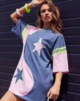 Yin Yang Tee Dress ~ Charcoal Lime - Only Lovers Left