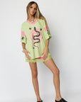 (WS) Serpent Tee ~ Lime - Only Lovers Left