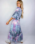 Tiered Midi Skirt (Dark Moon Beam) - Size L/XL - Only Lovers Left