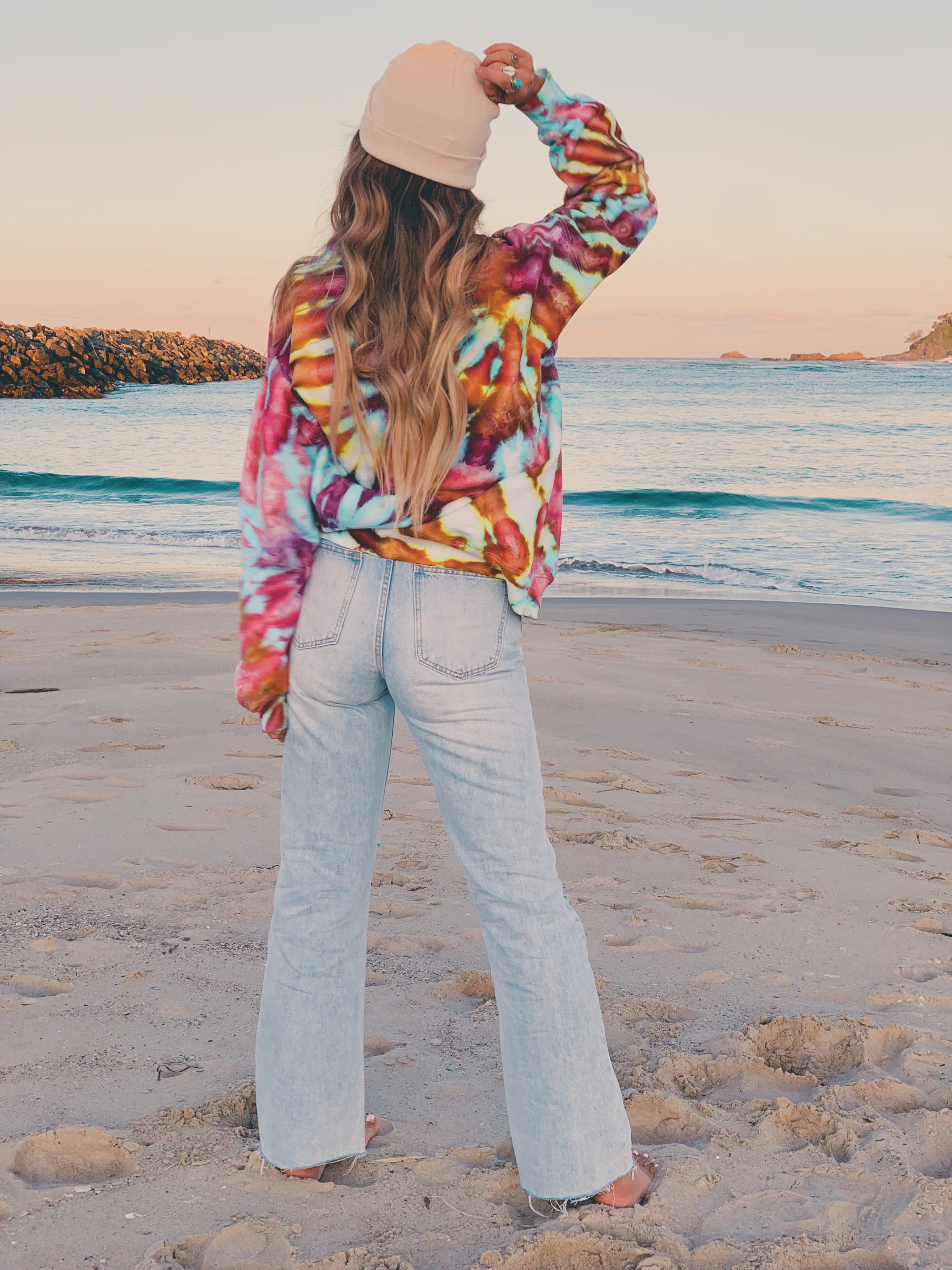 Hand Dyed Crew Neck Jumpers