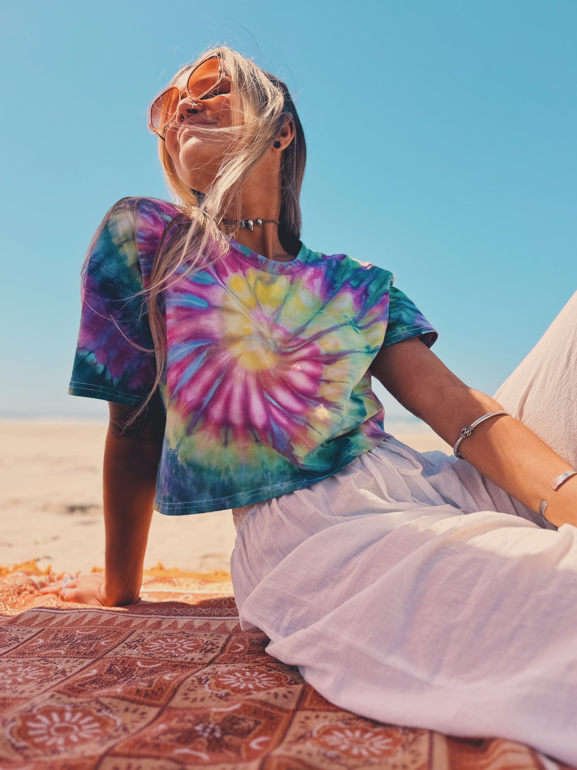 Hand Dyed Crop Tees
