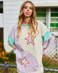 Yin Yang Long Sleeve Tee ~ Lilac Aqua - Only Lovers Left