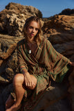 Maxi Length Kimono ~ Fern