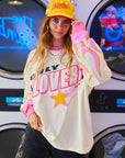 Moto Long Sleeve Tee - Cream - Only Lovers Left
