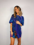 Tee Dress ~ Sapphire Rainbow