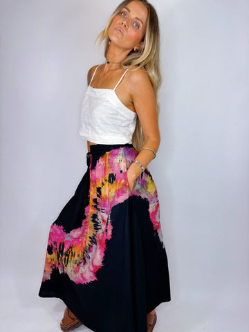 Draw String Maxi Skirt - S/M