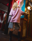 Love Sick Layered Tee - Wisteria