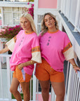 Sea Shell Motel Oversized Tee ~ Flamingo - Only Lovers Left