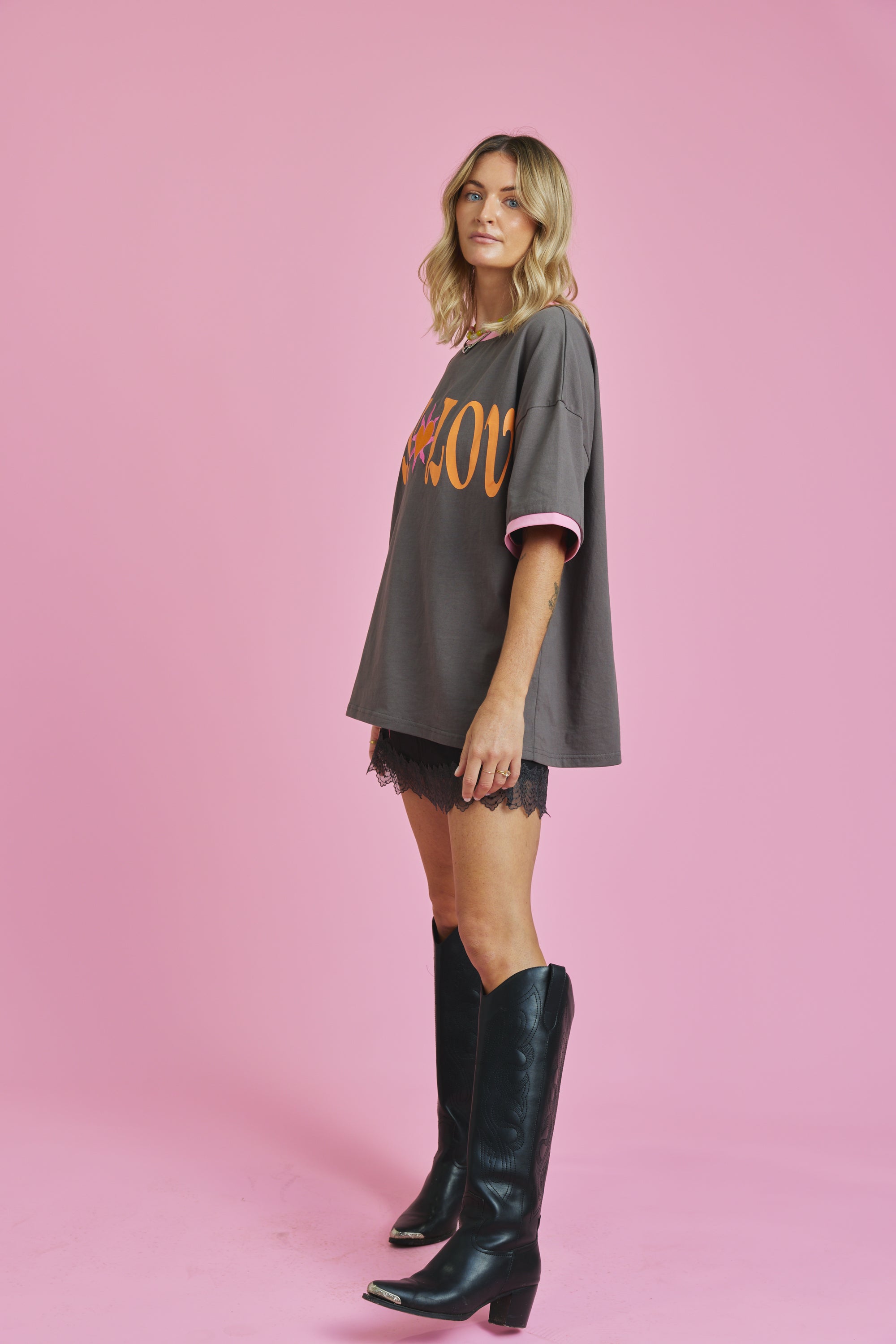 (WS) Only Love Tee ~ Charcoal - Only Lovers Left