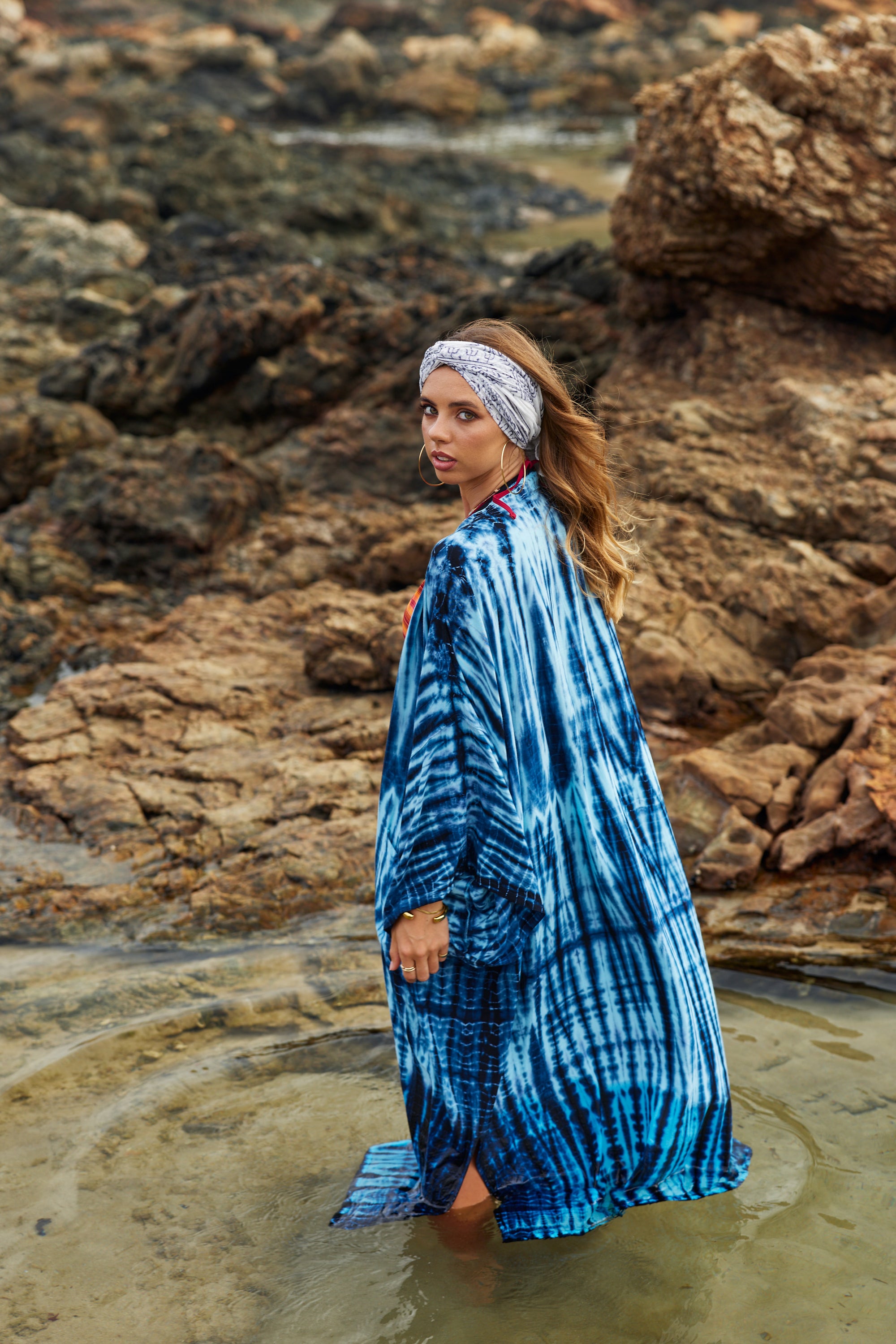 Maxi Length Kimono ~ Lagoon - Only Lovers Left