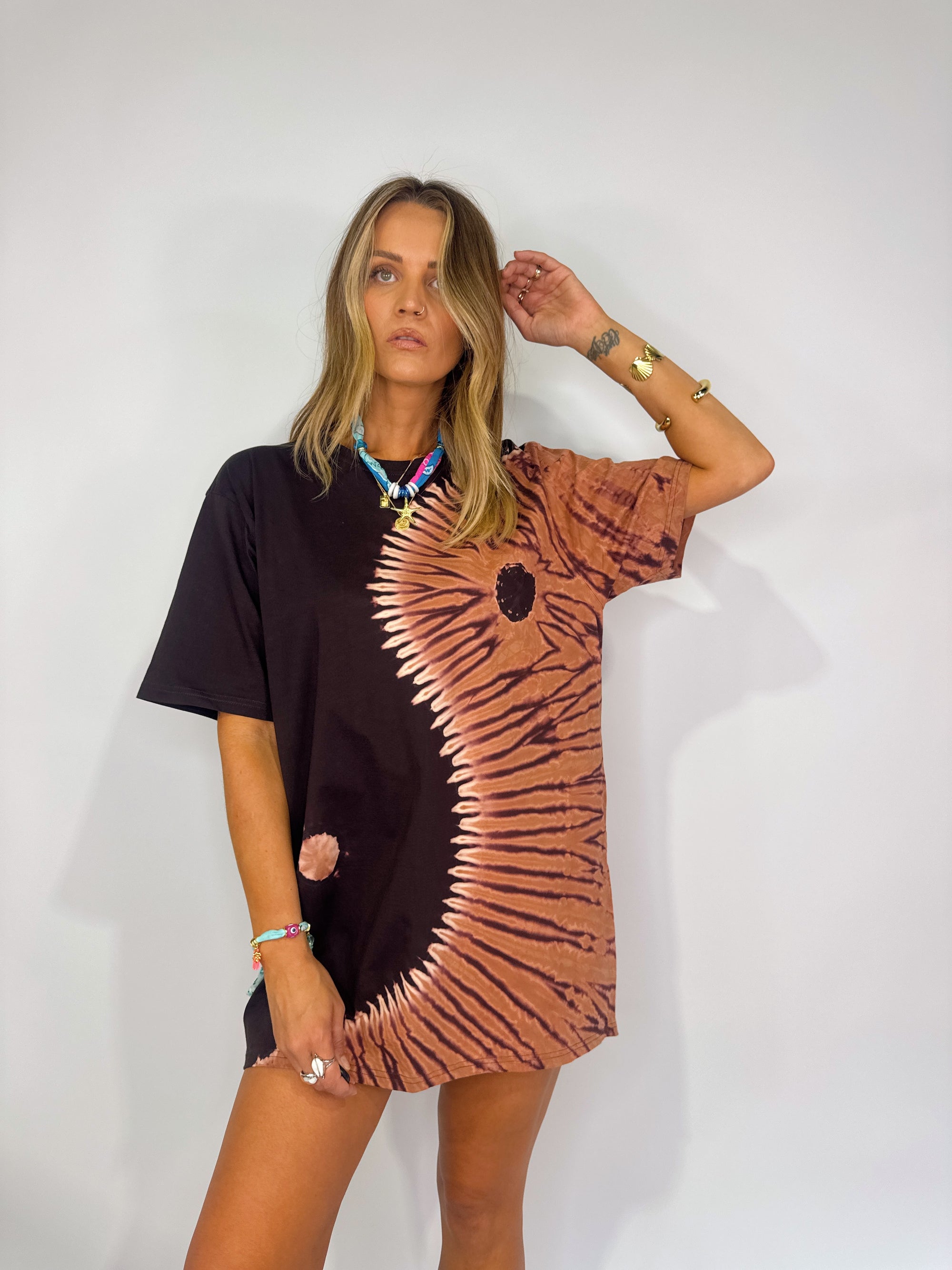 Tee Dress ~ Choco Yin Yang - Only Lovers Left