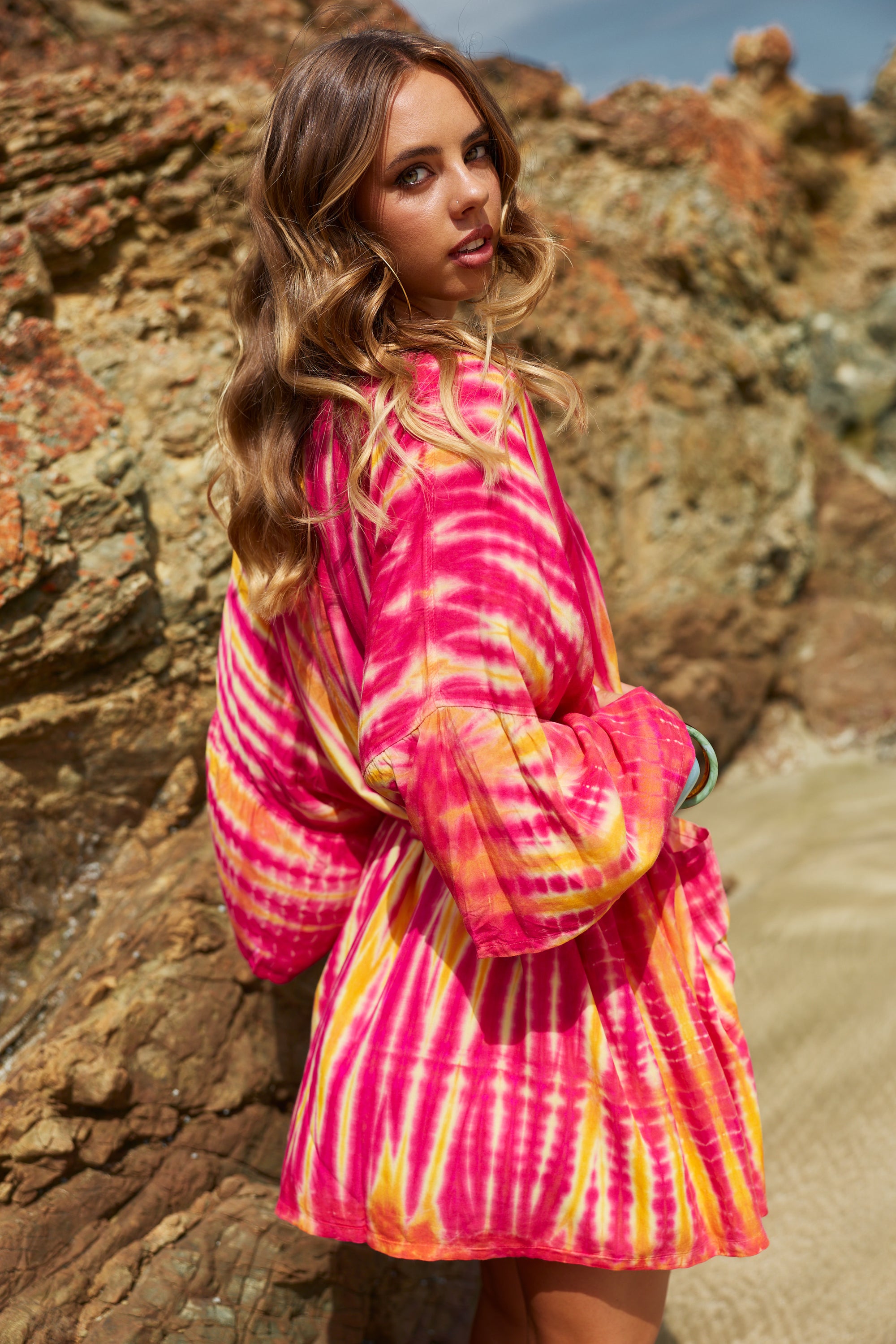 Mid Length Kimono ~ Nectar - Only Lovers Left