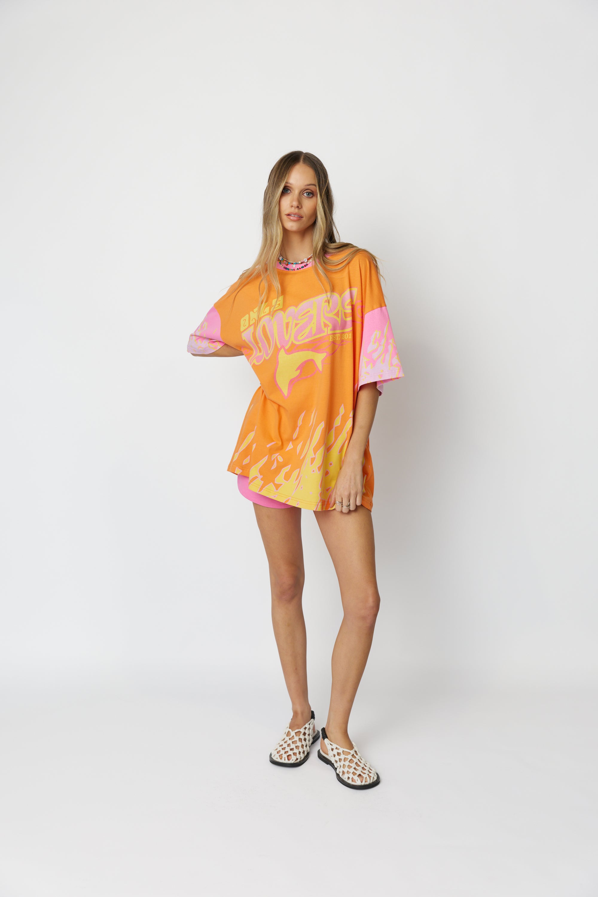 Wave Racer Tee ~ Coral - Only Lovers Left