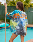 Starburst Tie Dye Tee - Tropical Crush
