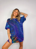 Tee Dress ~ Sapphire Rainbow