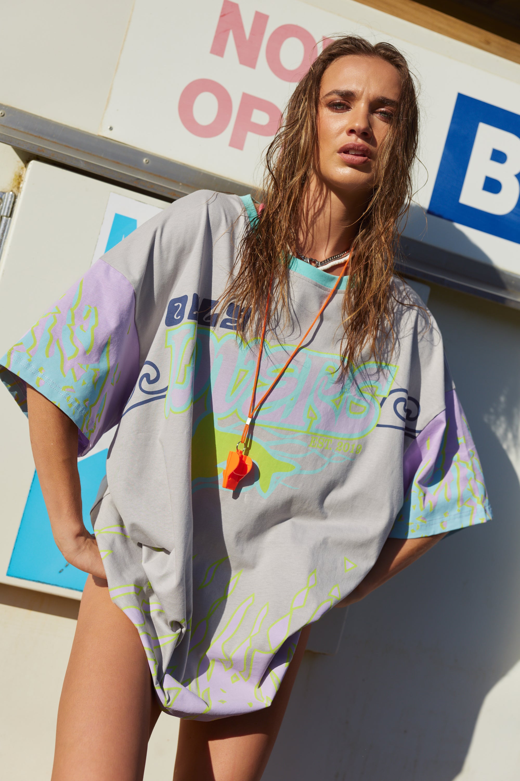 (WS) Wave Racer Tee ~ Silver - Only Lovers Left