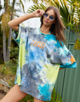 Starburst Tie Dye Tee - Tropical Crush