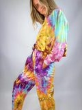 Crop Jumper - Size XL/2XL (Retro Rainbow)