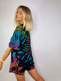 Tee Playsuit - Rainbow + Black (Boulder)