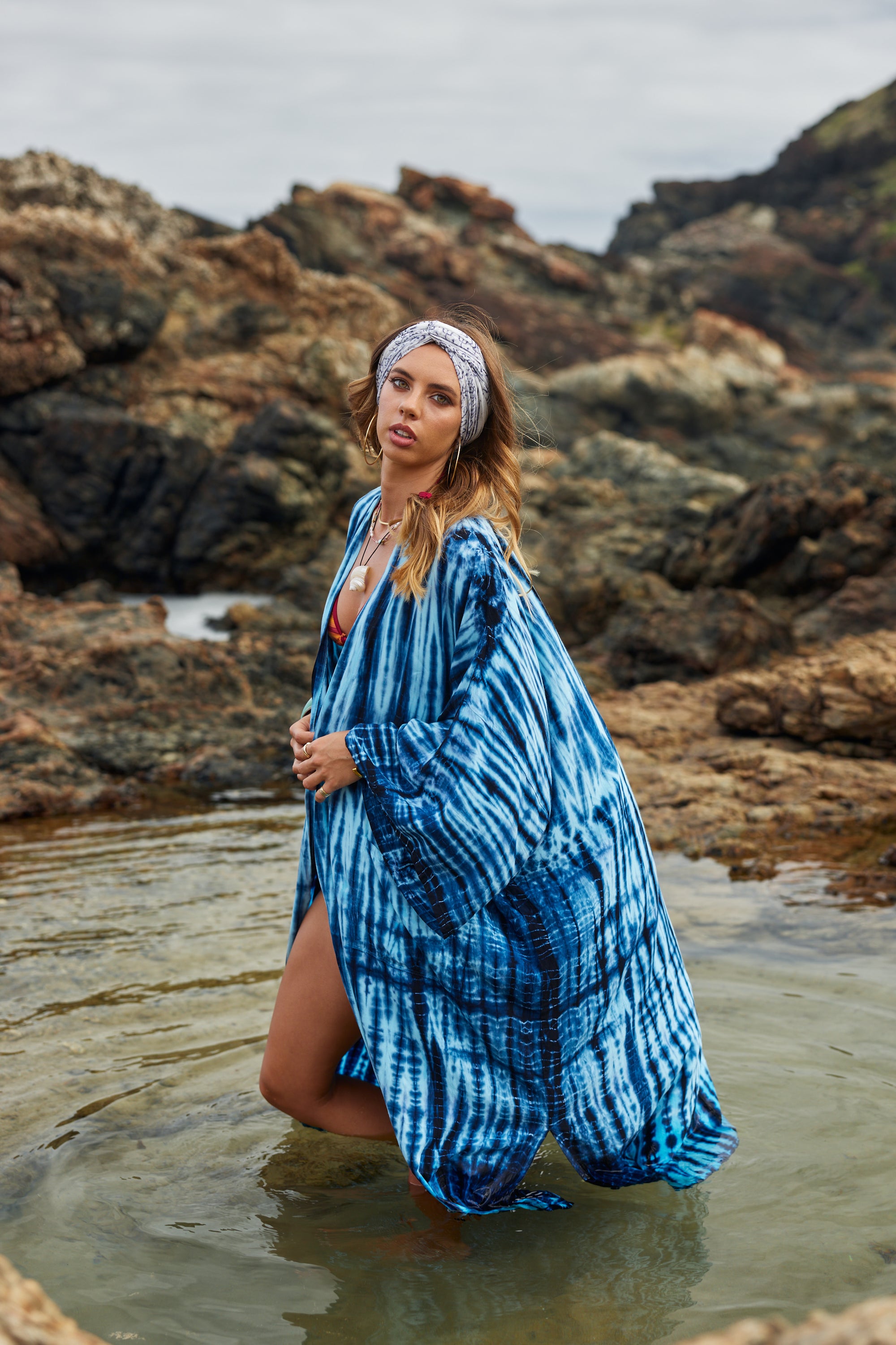 Maxi Length Kimono ~ Lagoon - Only Lovers Left