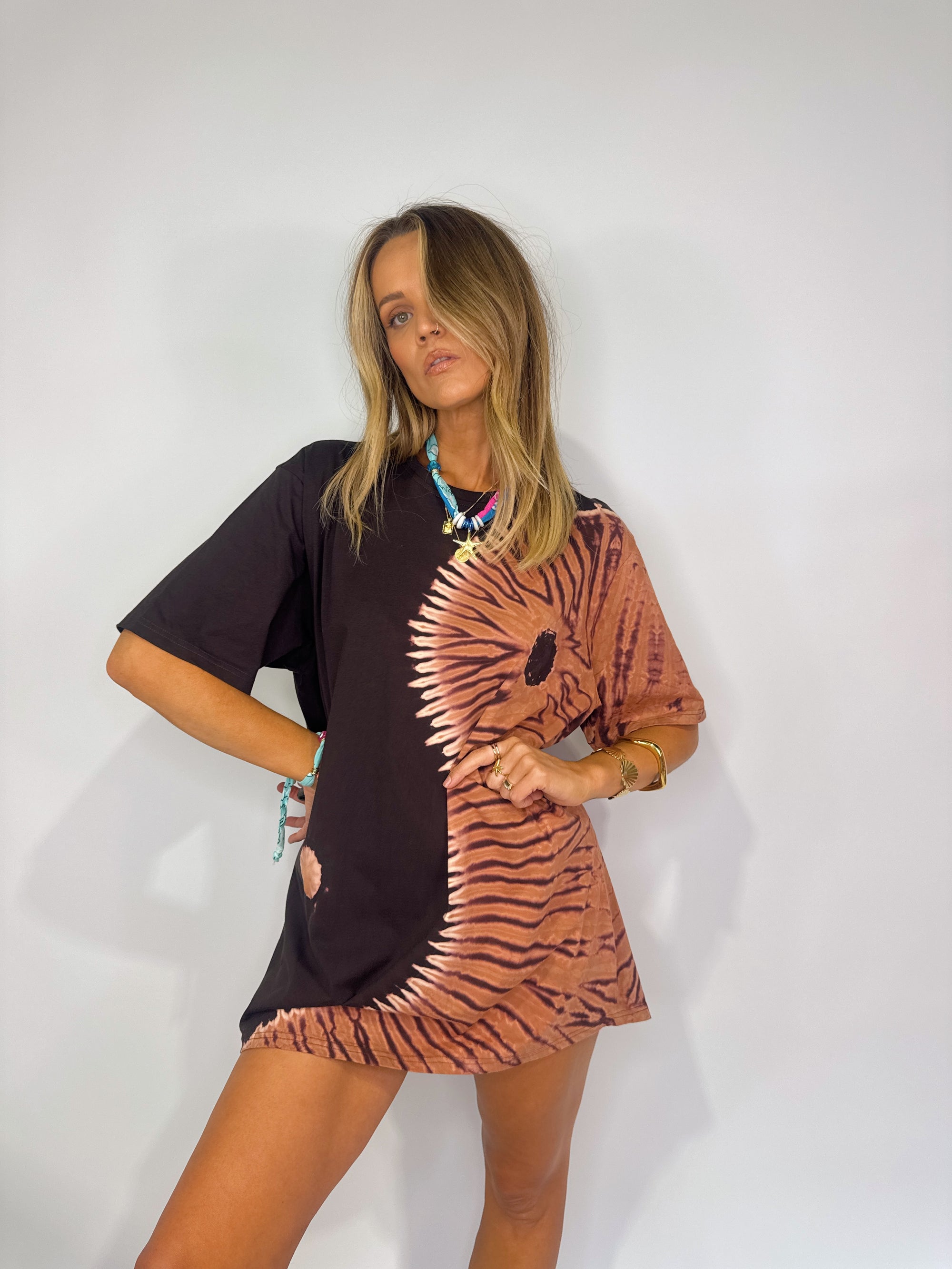 Tee Dress ~ Choco Yin Yang - Only Lovers Left