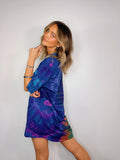 Tee Dress ~ Sapphire Rainbow