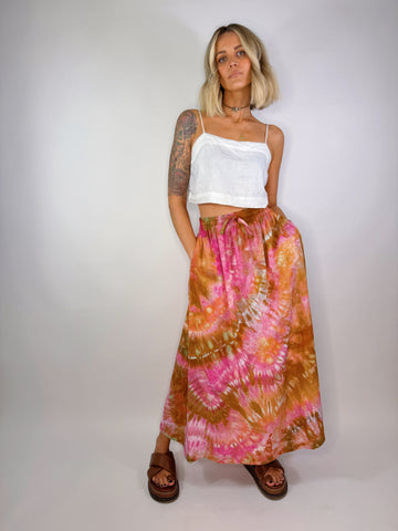 Draw String Maxi Skirt - S/M