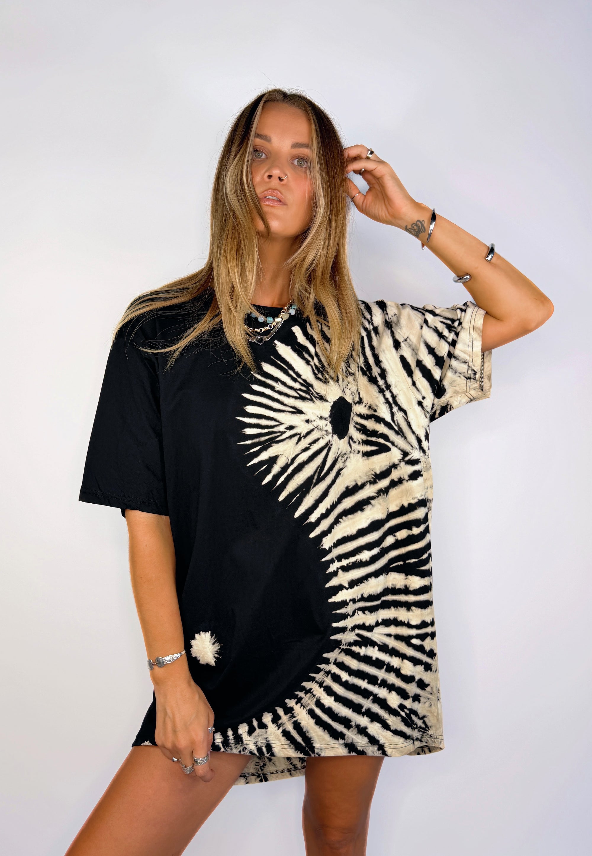 Tee Dress ~ Stone Yin Yang - Only Lovers Left