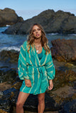 Mid Length Kimono ~ Sea Glass