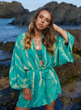 Mid Length Kimono ~ Sea Glass