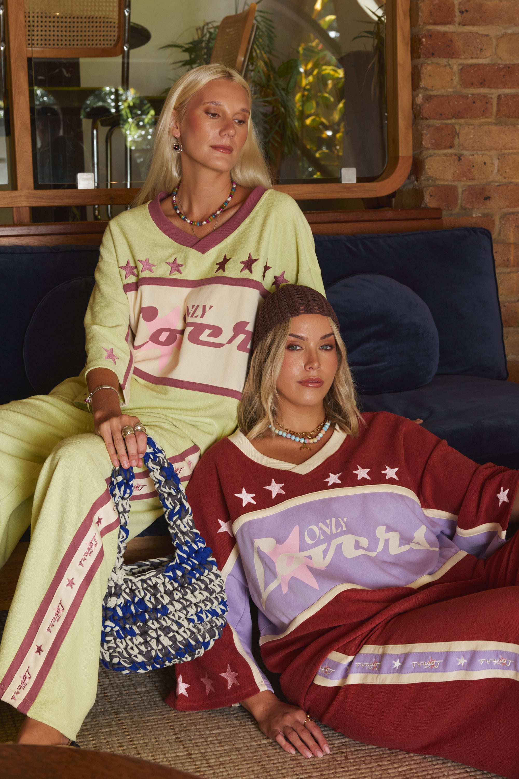 Surf League Jersey - Burgundy - Only Lovers Left