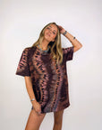 Tee Dress ~ Peach Lava - Only Lovers Left