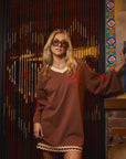 ‘The Roses’ Tee Dress - Sedona