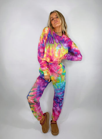 Track Pants - Size XS/S (New Rainbow)