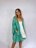 Mid Length Kimono ~ Sea Glass