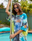Starburst Tie Dye Tee - Tropical Crush
