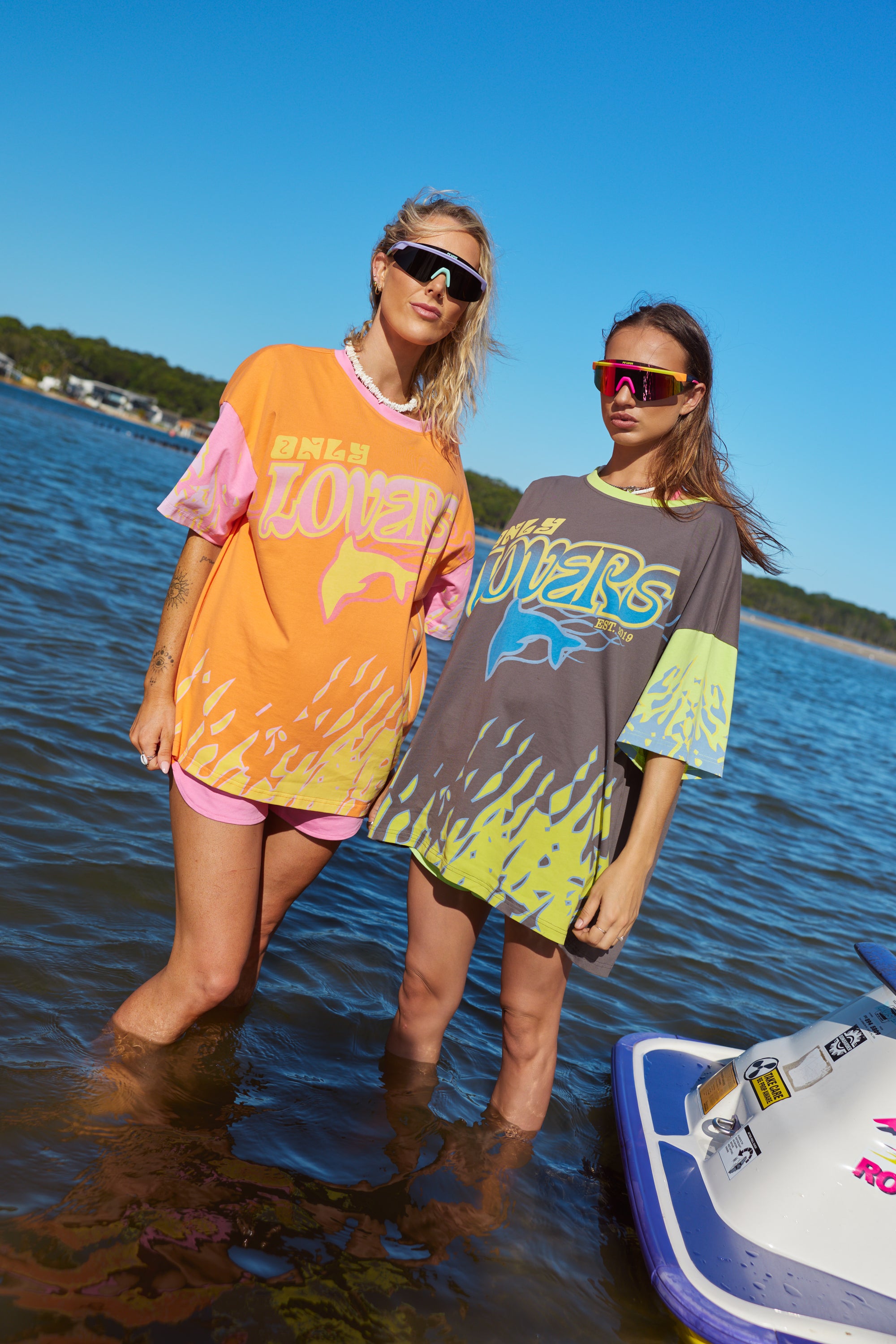 (WS) Wave Racer Tee ~ Coral - Only Lovers Left