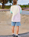 Yin Yang Long Sleeve Tee ~ Lilac Aqua - Only Lovers Left